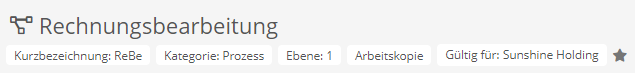 Titelzeile einer Objektansicht