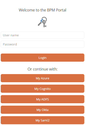 Select token-based authentication method